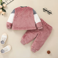 Baby Casual Baby Sweater Suit Clothing Pullover Two-piece Suit