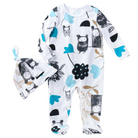 Infant cartoon jumpsuit baby long-sleeved romper