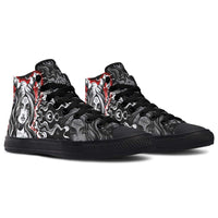 Printed Couple High-top Canvas Shoes