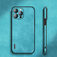 Sheepskin Mobile Phone Case With Lens Film
