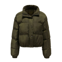Womens Loose-fitting Casual Cotton Coat
