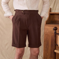 Men's Gentleman Five-point Suit Pants