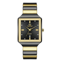 Square Waterproof Couple Watch Calendar