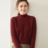 Cashmere Knitted Bottoming Shirt