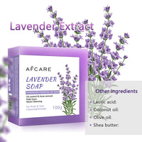 Lavender Handmade Soap Facial Body Moisturizing And Cleaning