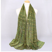 Spring And Summer Women's Bag Scarf Thin Breathable Solid Color Crumpled Panel Pressing Polyester Scarf