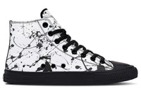 Fashion Printed Couple High Top Canvas Shoes