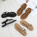 Bohemian Roman Flat Seaside Holiday Sandals