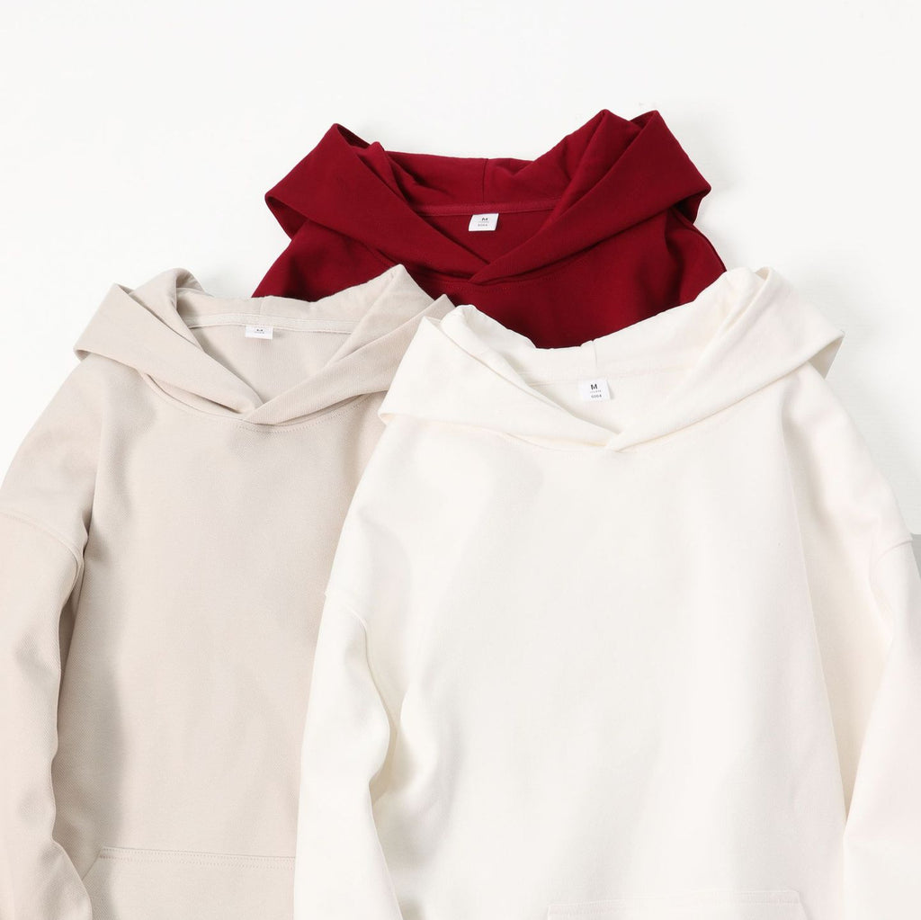 Autumn And Winter New Drop Shoulder Hooded Pullover Men