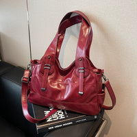 Large Capacity Soft Leather One Shoulder Bag Crossbody Women's All-match Underarm