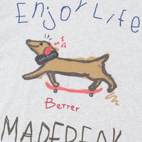 Sausage Puppy Cartoon Printed Long-sleeved