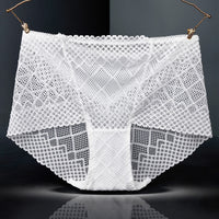 Underpants Ladies Lace Sexy Mid-high Waist Abdomen And Hips