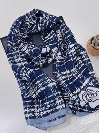 Cotton And Linen Scarf Thin And Silky Shawl Travel Sun-proof Beach Towel For Women