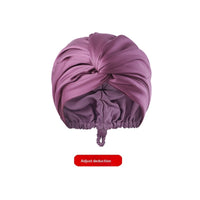 Silk-like Fabric Stretch Satin And Ice Sleep Caps