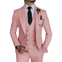 Men's Fashionable Casual Business Three-Piece Suit