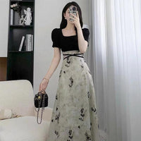 Hepburn-style High-end Printed Dress For Women
