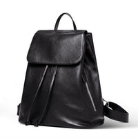 Fashionable Korean All-match Genuine Leather Women's Backpack