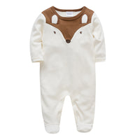Spring and Autumn Thin Long Sleeve Baby One-piece