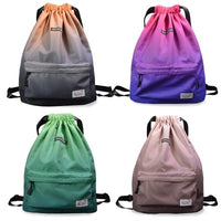 Drawstring bag travel backpack men and women waterproof