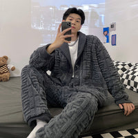 Men's Winter Flannel Men's Household Clothes