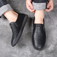 Spring And Summer Versatile Casual Middle-aged Men's Leather Shoes