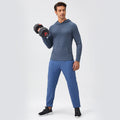 Mens AutumnWinter Moisture-Wicking  Quick-Drying Hooded Sweatshirt For Fitness And Sports