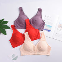 Sports Cotton Women's Large Size Vest Without Steel Ring