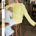 Casual Simple Wool Long Sleeve Women's Sweater