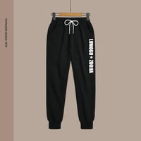 Spring Women's Clothing Student Hoodie Set Preppy-style Straight-leg Pants