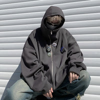 Hooded Sweater Men's Spring American Preppy Style Coat
