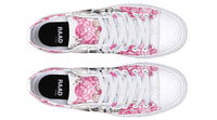 Fashion Printed Couple High Top Canvas Shoes