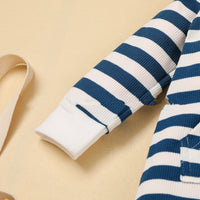 Cotton long-sleeved jumpsuit