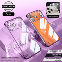 Borderless Half-wrap Protective Transparent Phone Case