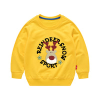 Children's Sweater Korean Style Sweatshirt Boys' Round Neck