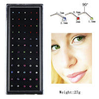 Nose Nail Studs Diamond 4 Size Nose Nails