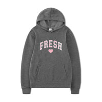New Letter Printed Boys' Hooded Sweater