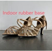 Diamond Latin Dance Shoes Women's High Heel Dancing Shoes