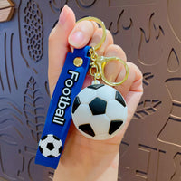 Creative Cartoon Ball Series Basketball Keychain Pendant Men's And Women's Schoolbags Ornaments