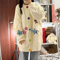 Womens Stylish Thickened Cardigan Sweater Coat