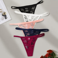 Lace Sexy Low Waist European And American T-back Women