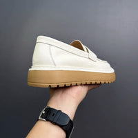 Leather One Pedal Lazy Casual Sneakers