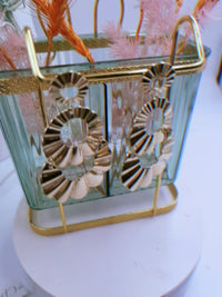 Triple Sunburst Hoop Earrings