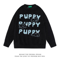 Cartoon Rabbit Soft Glutinous Mink Sweater Men And Women Loose Fashion