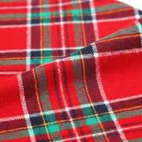 Christmas Double Cotton Plaid Pet Triangle Scarf Warm Cat And Dog Saliva Towel Bib