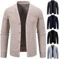 Solid Color Warm Simple Versatile Knit Sweater