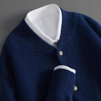 Thickened Warm Cardigan Mens Loose-fitting Sweater