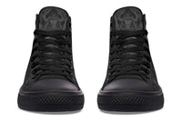 Printed Couple High Top Canvas Shoes