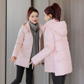 Womens Short Loose Padded Down-Alternative Jacket