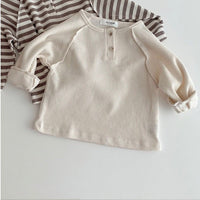 Autumn Children's Simple Casual All-match Knitted Sweater Top