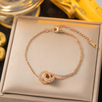 Fully Diamond-encrusted Titanium Steel Necklace For Women Light Luxury And Versatile